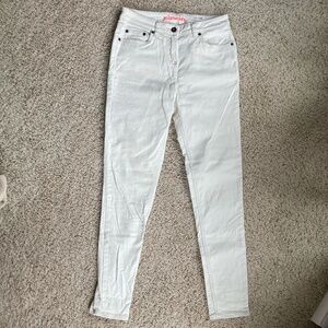 Cream Skinny Jeans